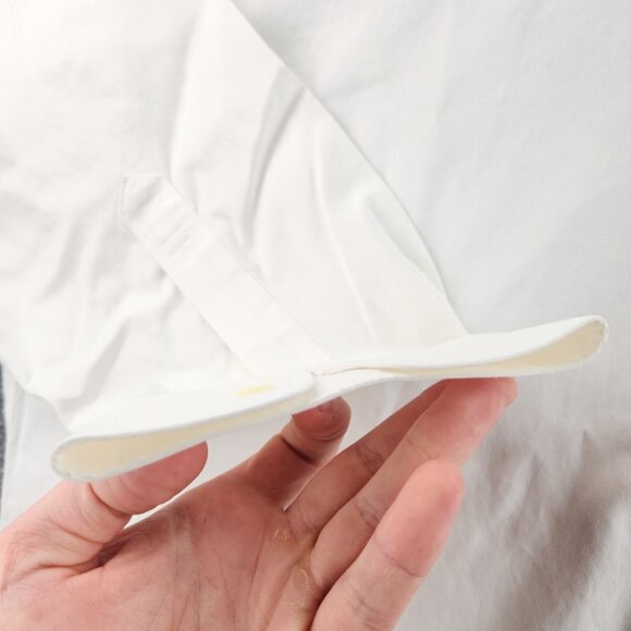 Brooks Brothers All Cotton Point 17 33 Traditional Non-Iron White Button Up Men - Picture 4 of 16